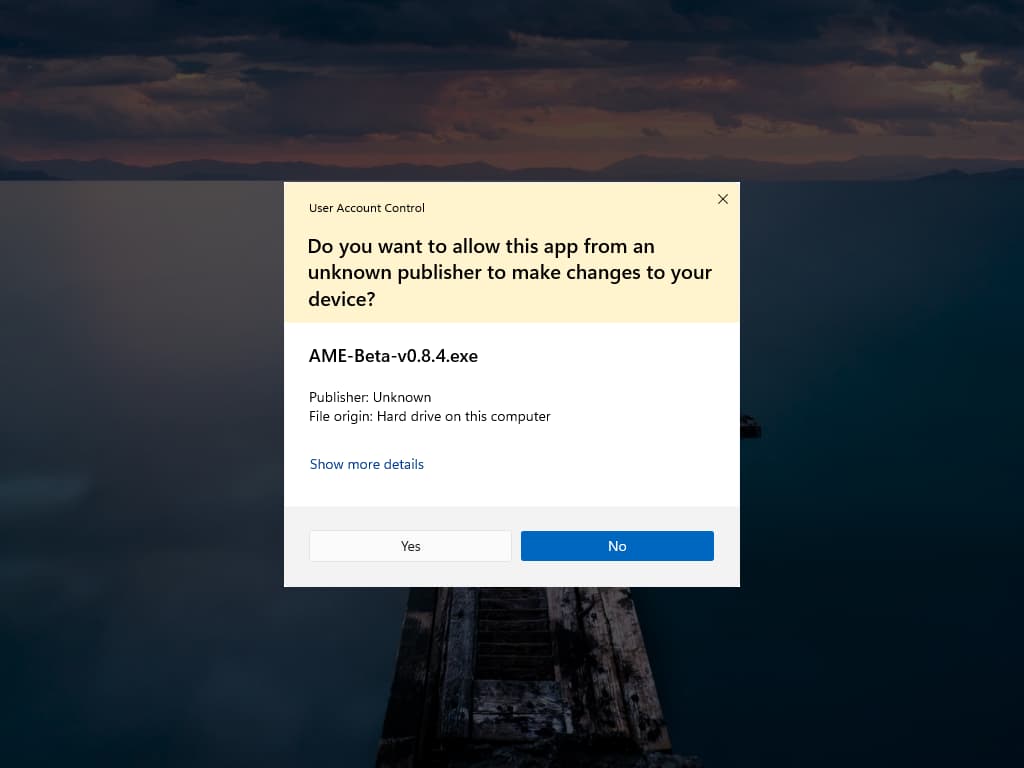 Uac prompt